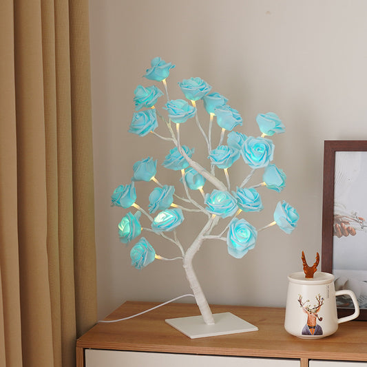 Modern LED Rose Lights for Cozy Room Decor and Soft Night Glow